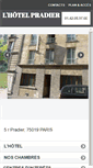 Mobile Screenshot of hotelpradier.com